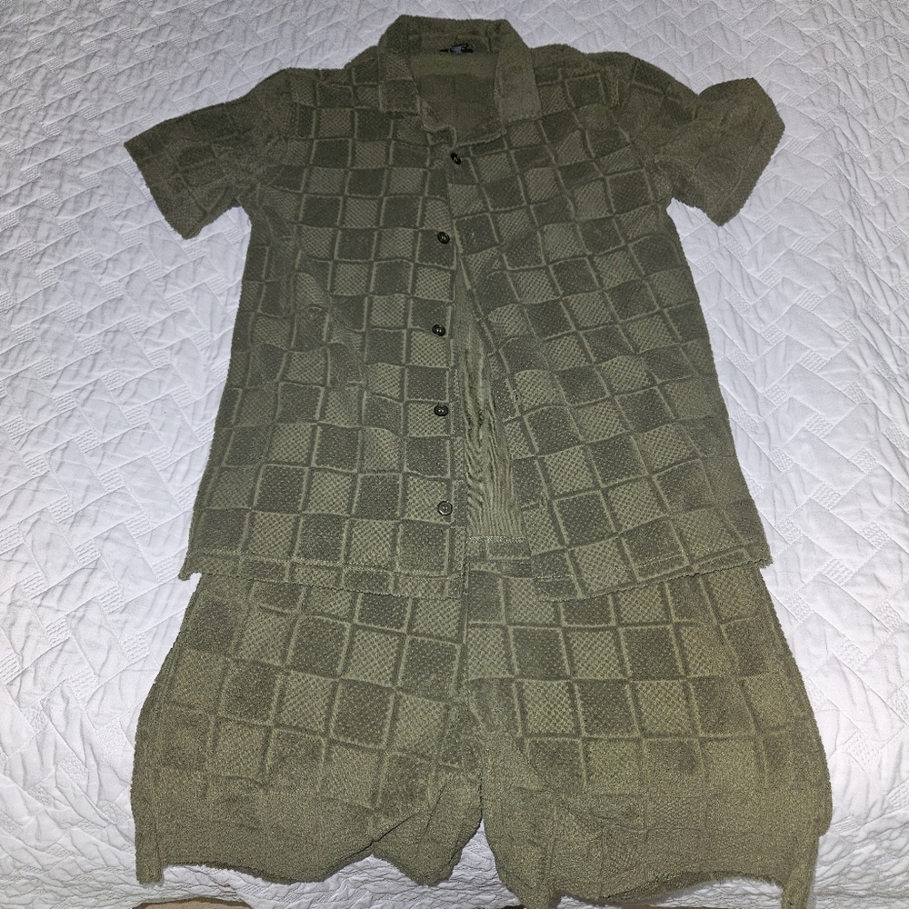 Kids Forever 21 Checker shorts set